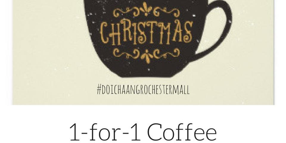 Doi Chaang Coffee Singapore Christmas 1-for-1 Coffee Special Promotion 25 Dec 2016