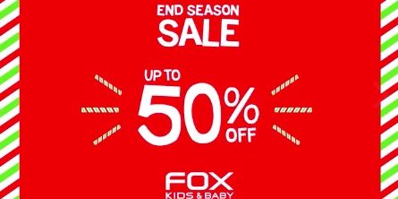 Fox Fashion Singapore End Season Sale Up to 50% Off Promotion 1-31 Dec 2016