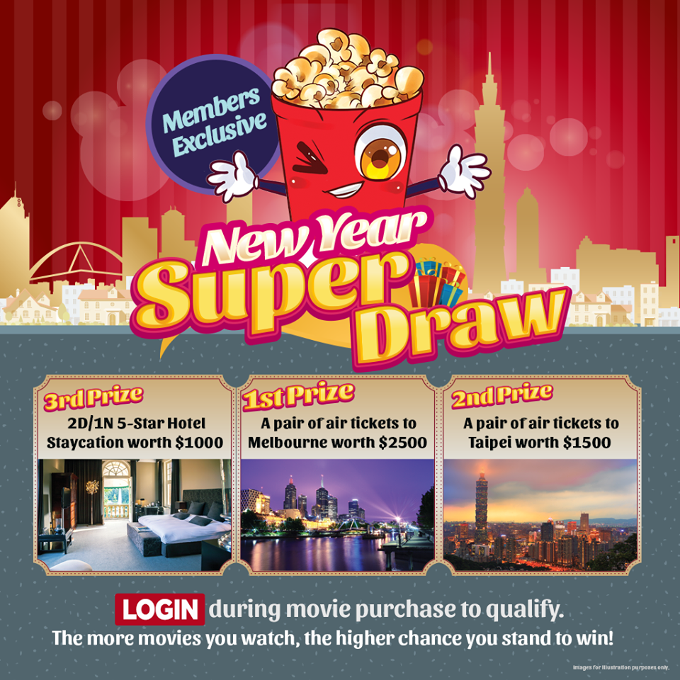 Golden Village Singapore New Year Super Draw Contest ends 11 Jan 2017 | Why Not Deals 1