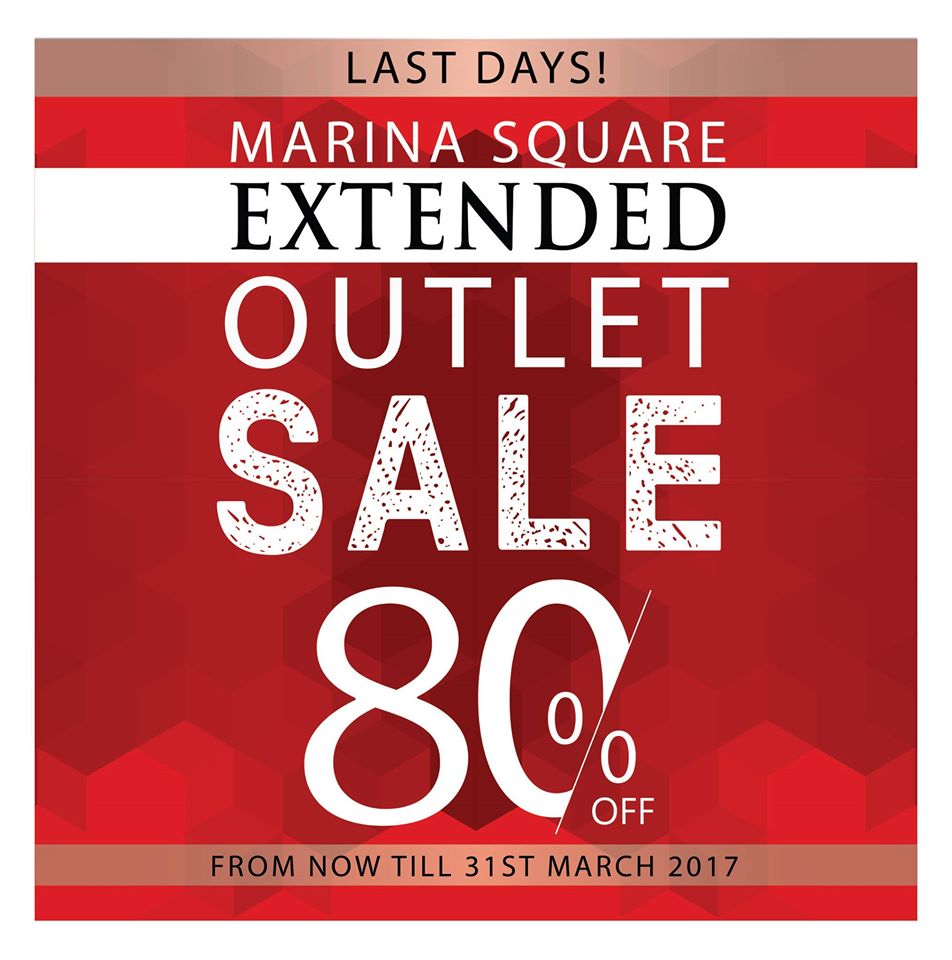 Home-Fix Singapore Marina Square Outlet Extended Sale Up to 80% Off Promotion ends 31 Mar 2017 | Why Not Deals