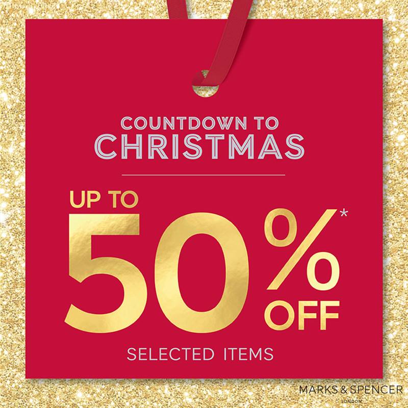 Marks and Spencer Singapore Christmas Sale Up to 50% Off Selected Items Promotion | Why Not Deals
