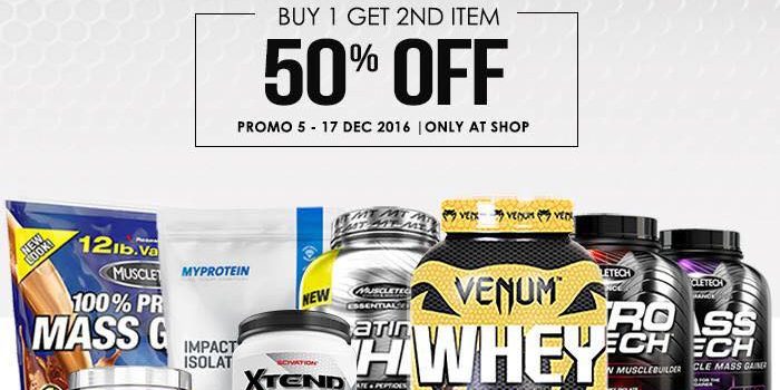 Nutrition Depot Singapore Buy 1 Get 2nd Item 50% Off Promotion 5-17 Dec 2016