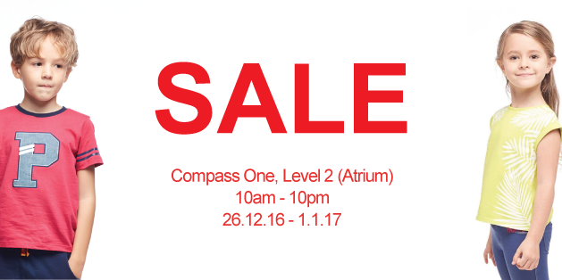 Poney Singapore Sale at Compass One Leve 2 Atrium Promotion 26 Dec 2016 – 1 Jan 2017