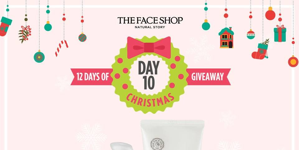 THEFACESHOP Singapore Day 10 Christmas Giveaway Contest ends 28 Dec 2016