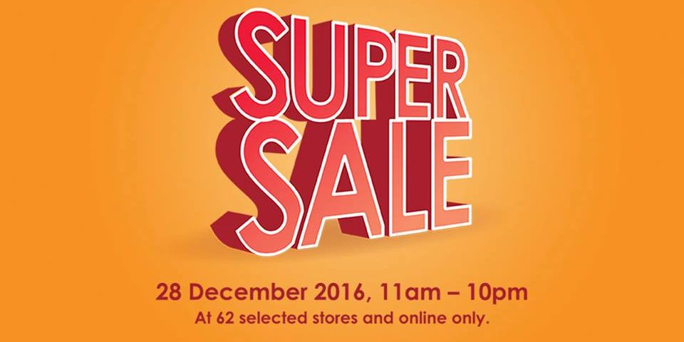 UOB Cards Singapore Guardian 1-Day Super Sale Up to 60% Off Promotion 28 Dec 2016