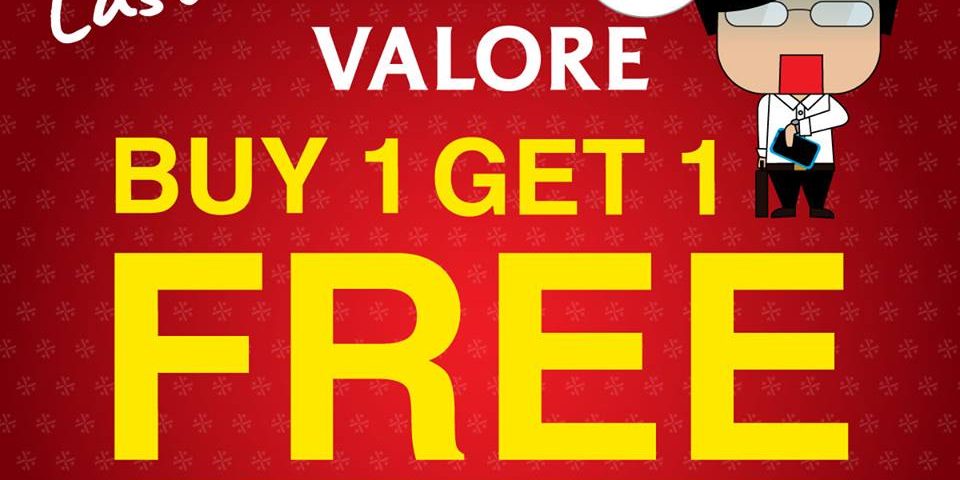 Valore Singapore Buy 1 Get 1 FREE at any Challenger Stores Promotion ends 31 Dec 2016