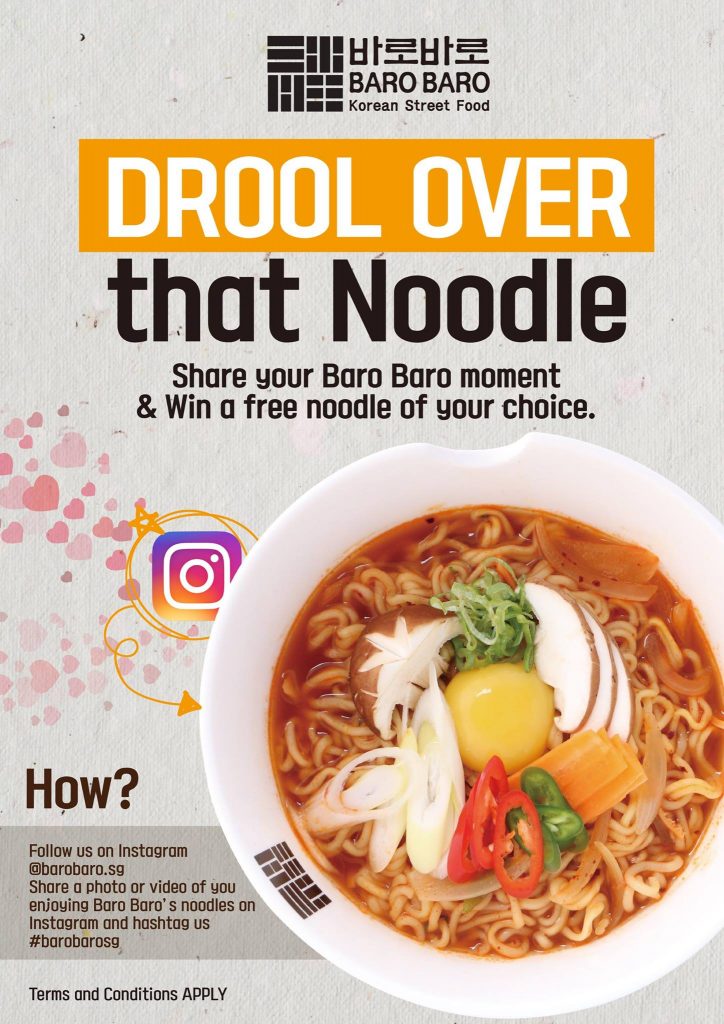 Baro Baro Singapore Drool Over that Noodle & Stand to Win FREE Noodle | Why Not Deals