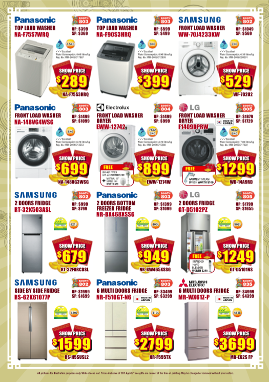 CNY Electronics Expo Singapore Clearing 2016 Models Deals as low as $9.90 Promotion 6-8 Jan 2017 | Why Not Deals 2