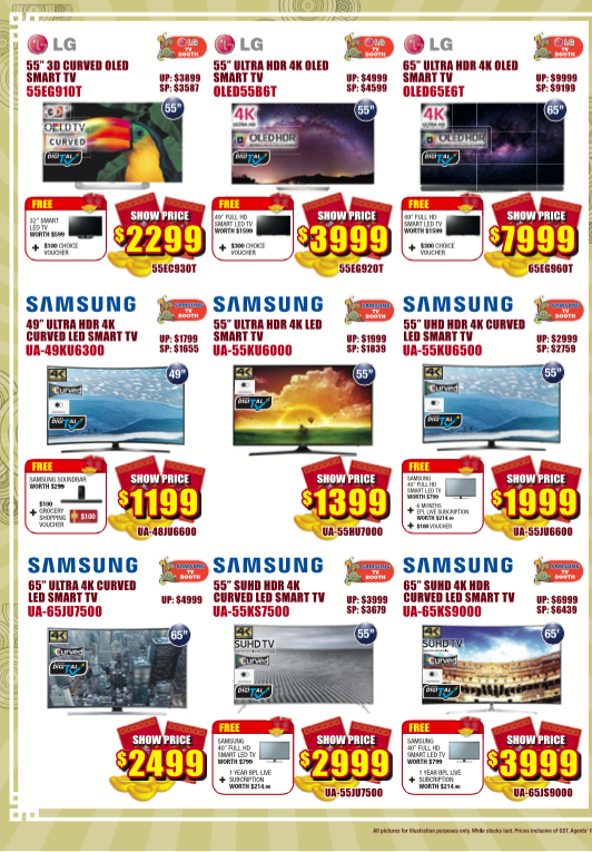 CNY Electronics Expo Singapore Clearing 2016 Models Deals as low as $9.90 Promotion 6-8 Jan 2017 | Why Not Deals 5