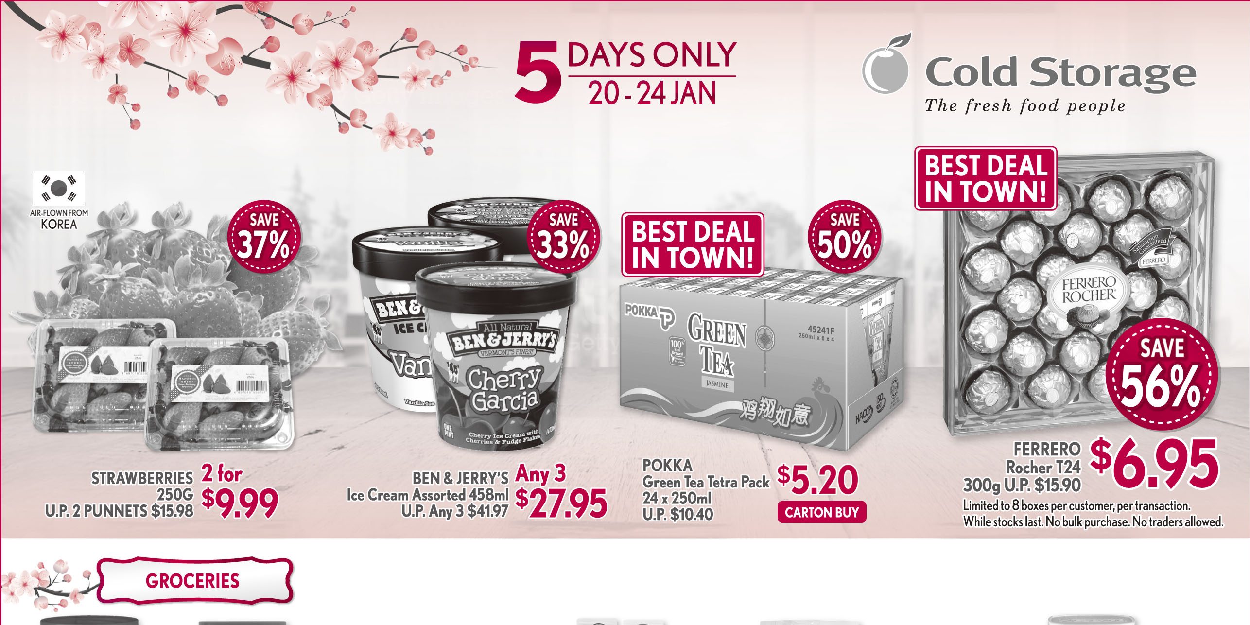 Cold Storage Singapore 5 Days Only Promotion 20-24 Jan 2017
