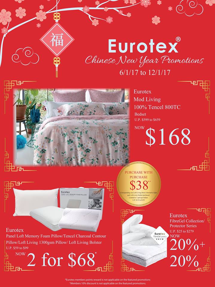 Eurotex Singapore Compass One Chinese New Year Promotions 6-12 Jan 2017 | Why Not Deals