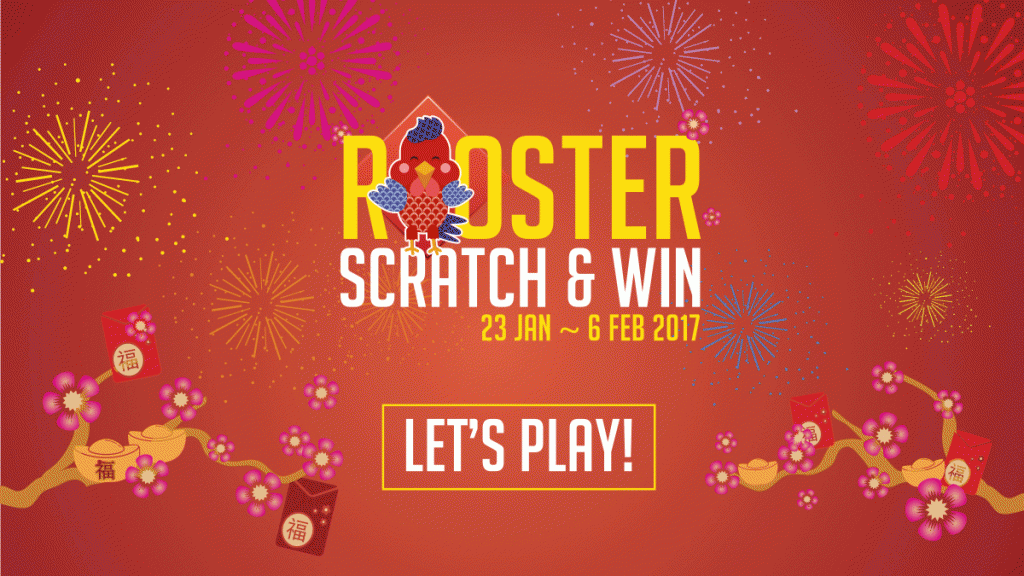 Frasers Centrepoint Singapore Rooster Scratch & Win Game Contest ends 6 Feb 2017 | Why Not Deals