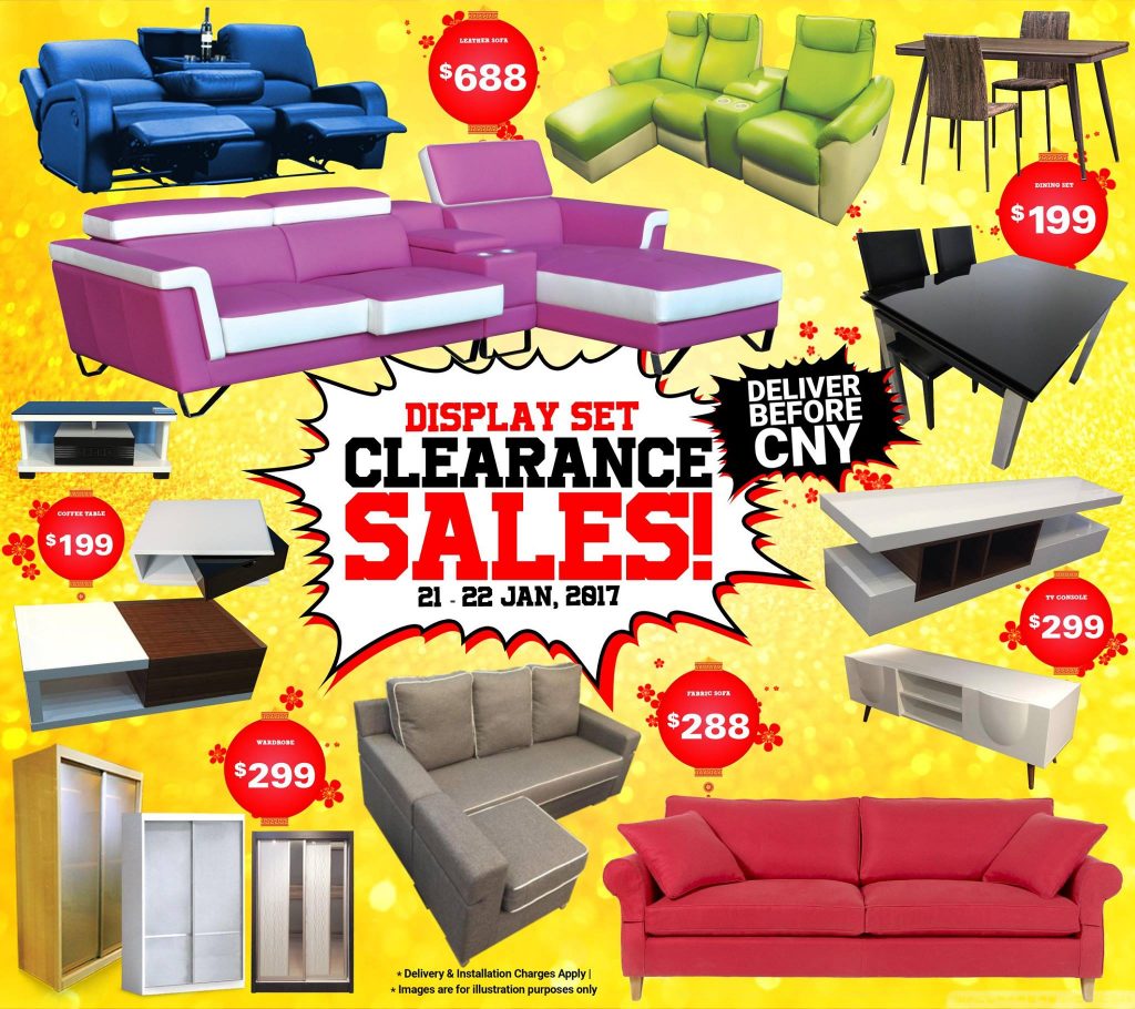 Fullhouse Home Furnishings Singapore Display Set Clearance Sales Promotion 21-22 Jan 2017 | Why Not Deals