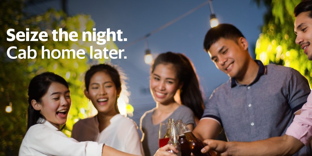 Grab Singapore $10 Off For Night Owls on GrabTaxi Promotion 9-27 Jan 2017