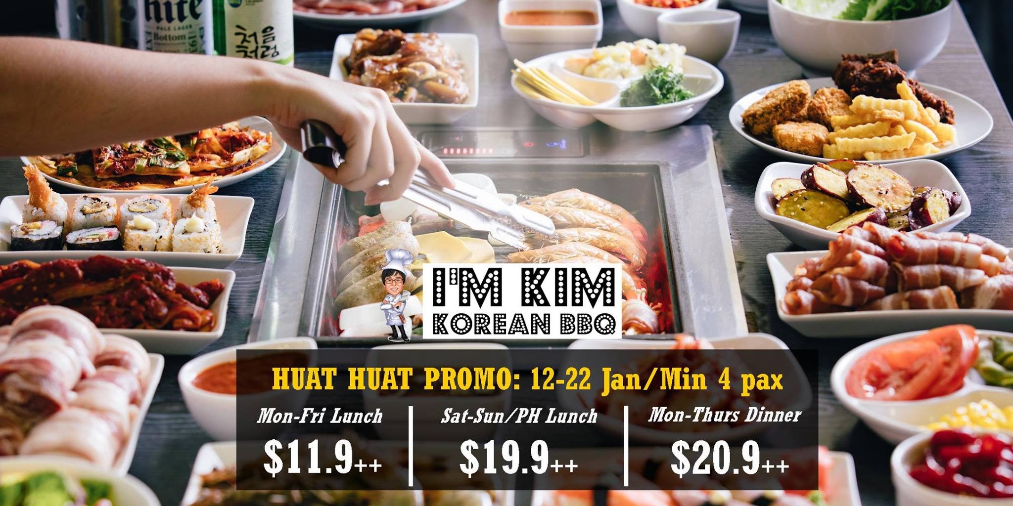I’m KIM Korean BBQ Singapore Stand to Win Weekend Buffet Lunch Facebook Contest ends 23 Jan 2017