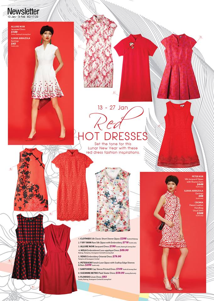 Isetan Singapore Red Hot Dresses For Chinese New Year From 13-27 Jan 2017 | Why Not Deals