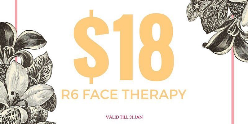 Jean Yip Singapore Chinese New Year $18 R6 Face Therapy Promotion ends 31 Jan 2017