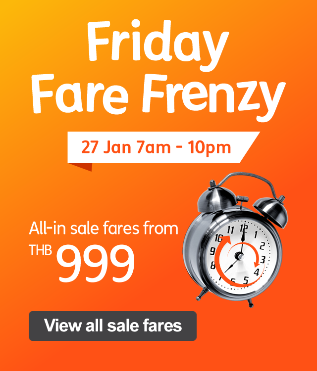 Jetstar Asia Singapore Friday Fare Frenzy All-in Sale Fares Promotion ends 10pm 27 Jan 2017 | Why Not Deals