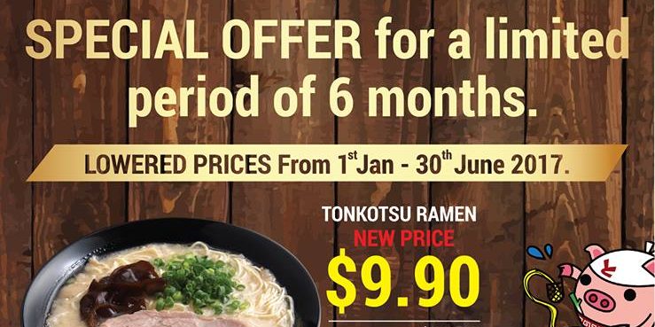 Keisuke Singapore Special Offer for a Period of 6 Months Promotion ends 30 Jun 2017