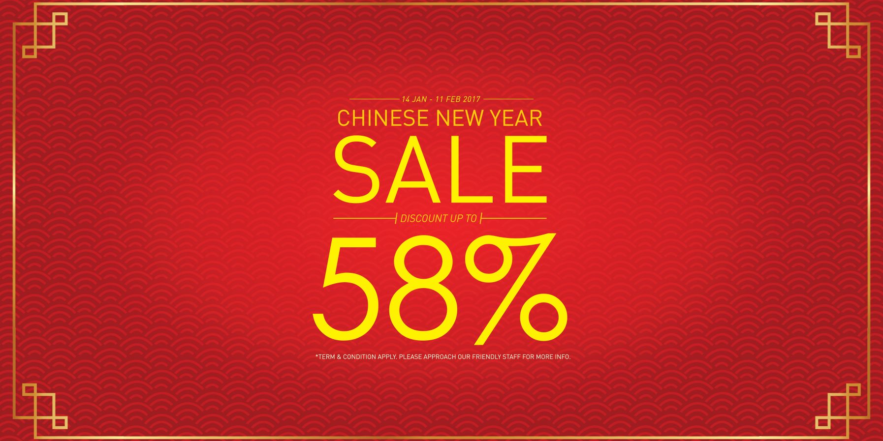 Key Power Sports Singapore Chinese New Year Sale Up to 58% Off Promotion 14 Jan – 11 Feb 2017