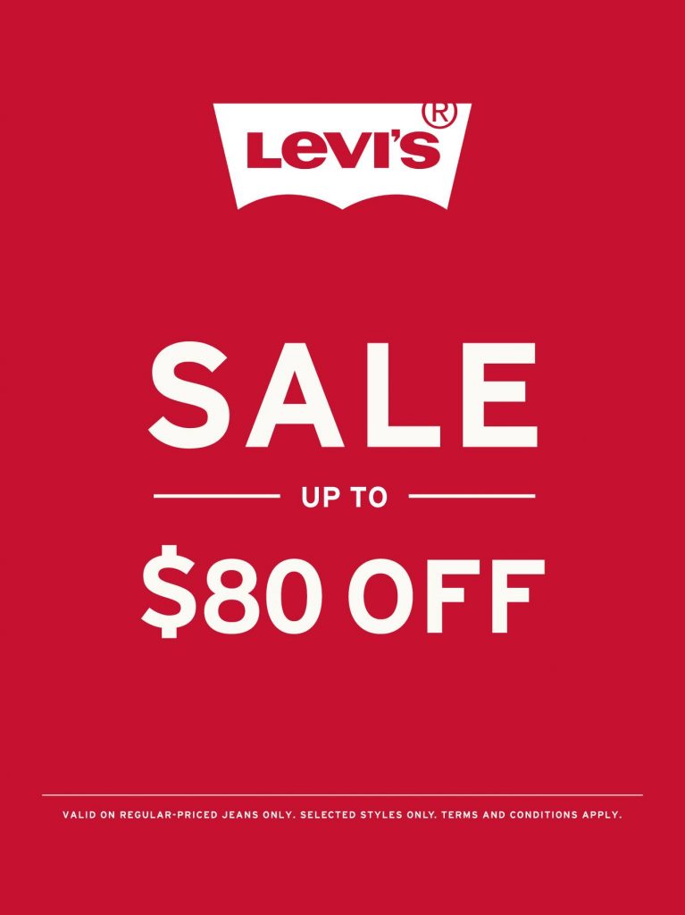 Levi's Singapore End of Season Sale Up to 80% Off Promotion ends 28 Feb 2017 | Why Not Deals
