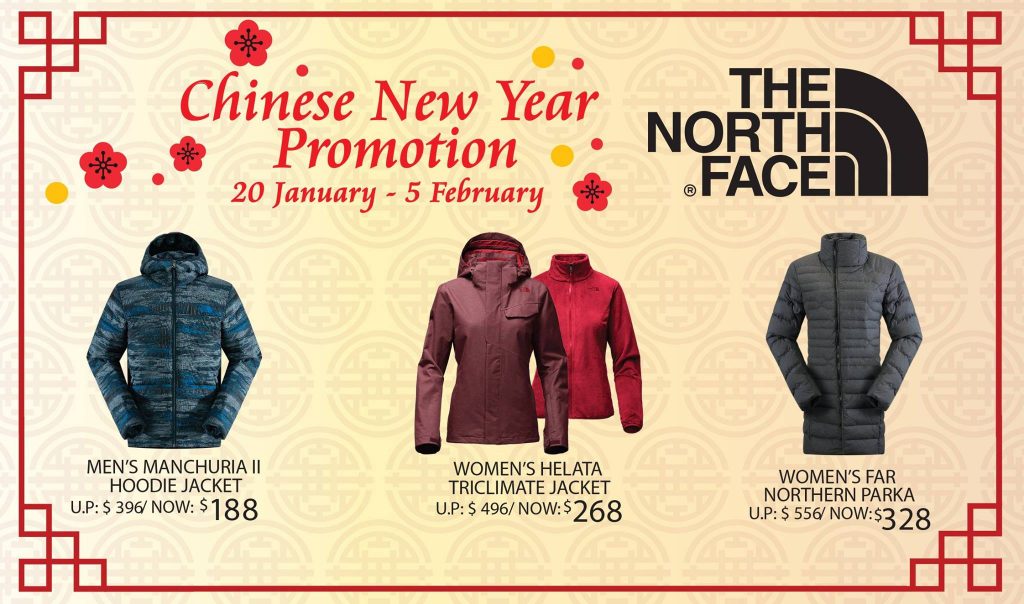 LIV ACTIV Singapore The North Face Prosperity Buys Chinese New Year Promotion 20 Jan - 5 Feb 2017 | Why Not Deals 2