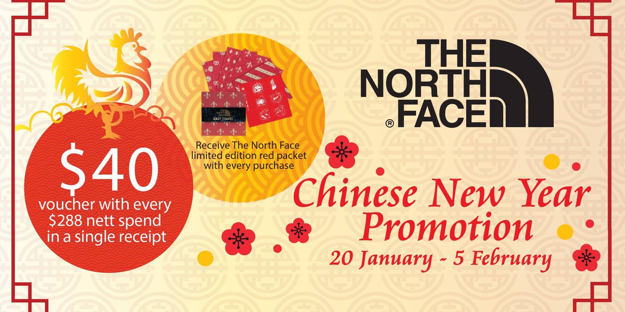 LIV ACTIV Singapore The North Face Prosperity Buys Chinese New Year Promotion 20 Jan – 5 Feb 2017