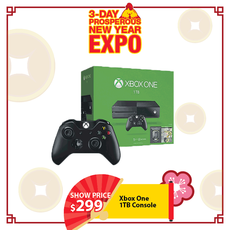 Megatex Singapore 3-Day Prosperous New Year Expo 1TB Xbox at $299 Promotion 13-15 Jan 2017 | Why Not Deals