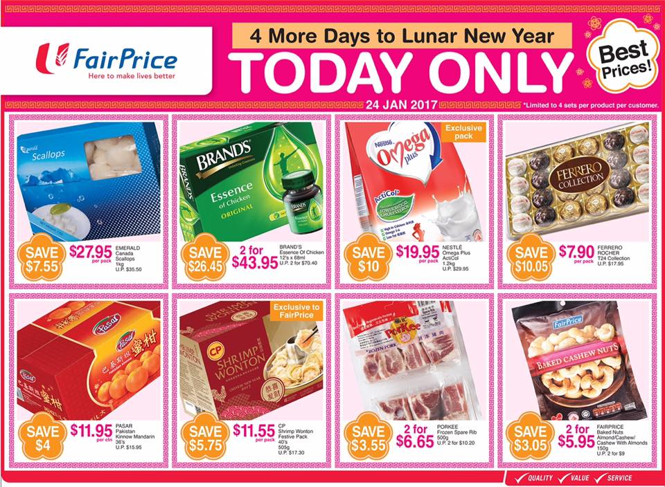 NTUC FairPrice Singapore 4 More Days to Lunar New Year Promotion 24 Jan 2017 | Why Not Deals