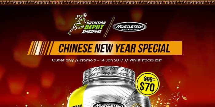Nutrition Depot Singapore Chinese New Year Special Promotion 9-14 Jan 2017