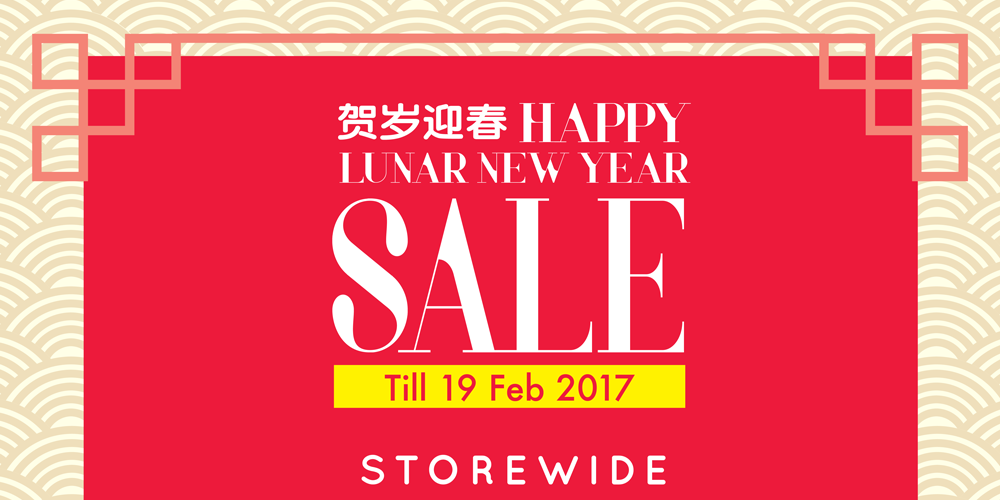 OG Singapore Lunar New Year Sale Storewide Up to 70% Off Promotion ends 19 Feb 2017