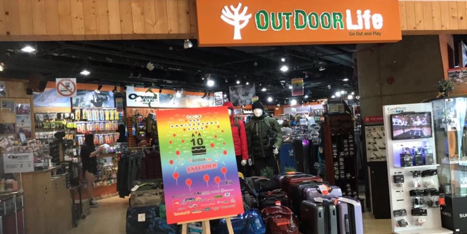 Outdoor Life Singapore 10 Years Anniversary Sale Up to 90% Off Promotion 16-20 Jan 2017