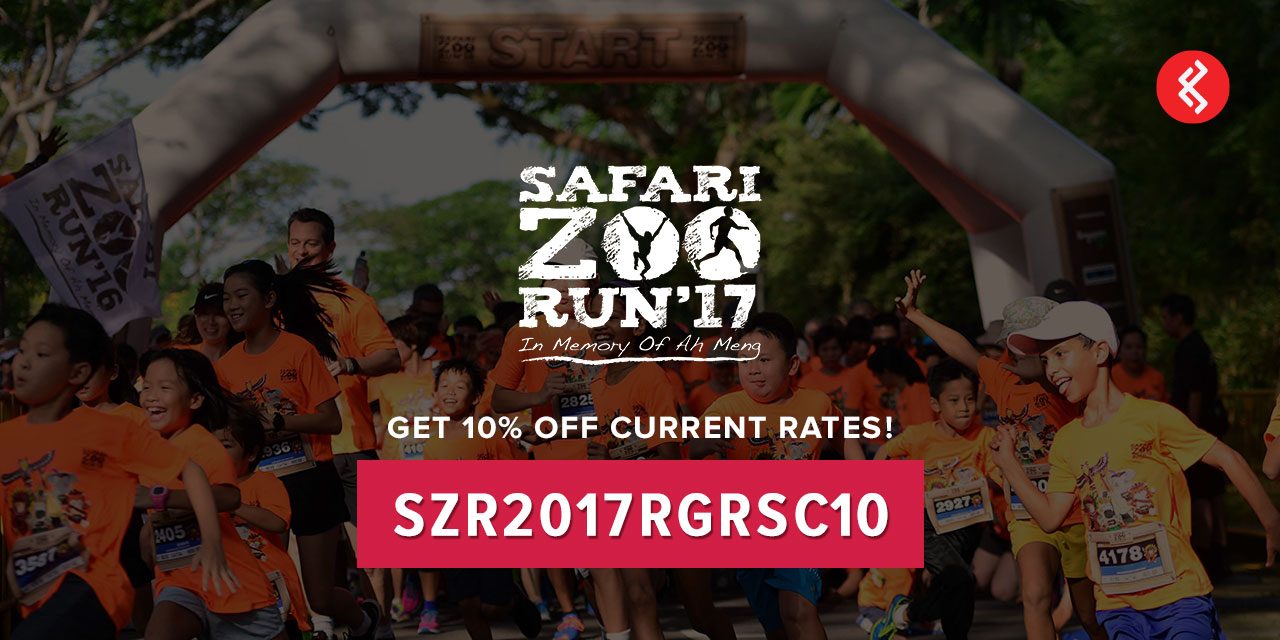 RunSociety Singapore Safari Zoo Run 2017 10% Off Current Rates Promo Code