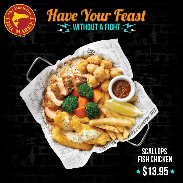 The Manhattan Fish Market Singapore Feast Fight Set from $9.95 Promotion ends 28 Feb 2017 | Why Not Deals 5