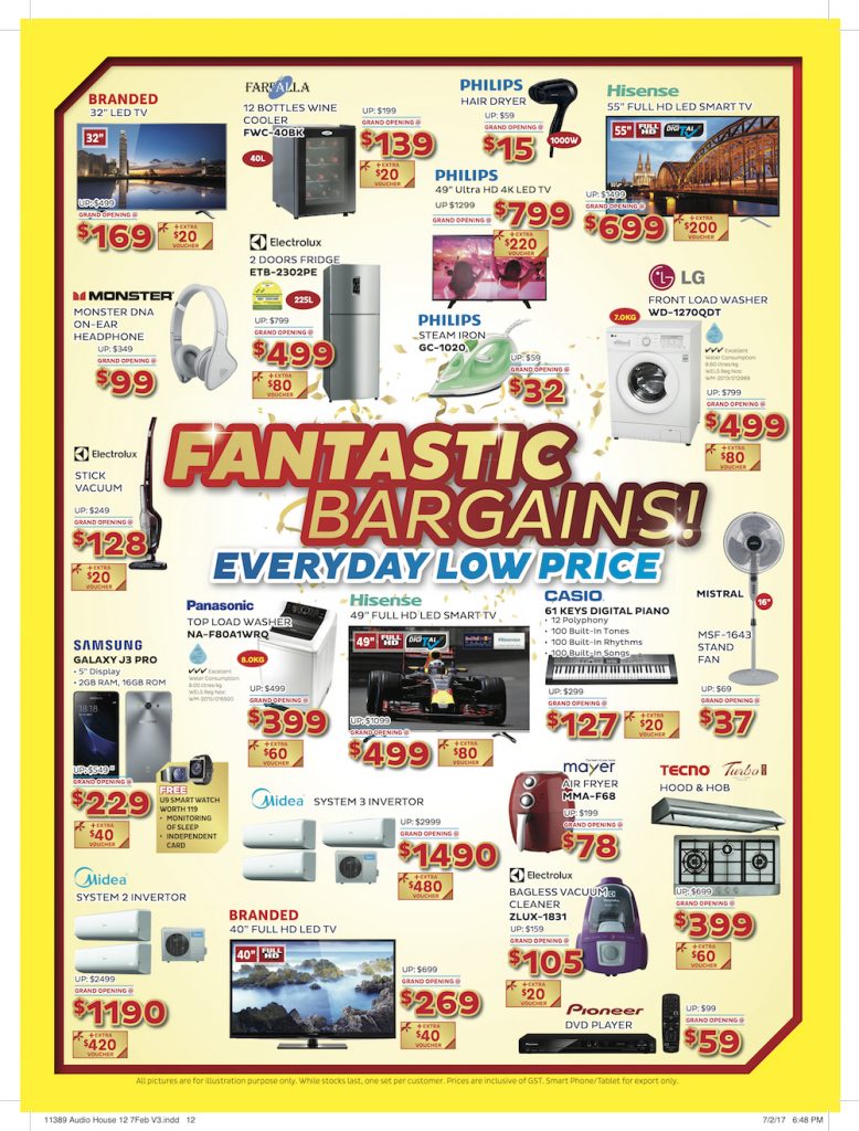 Audio House Singapore Extended Grand Opening Sale Up to 80% Off Promotion ends 28 Mar 2017 | Why Not Deals 10
