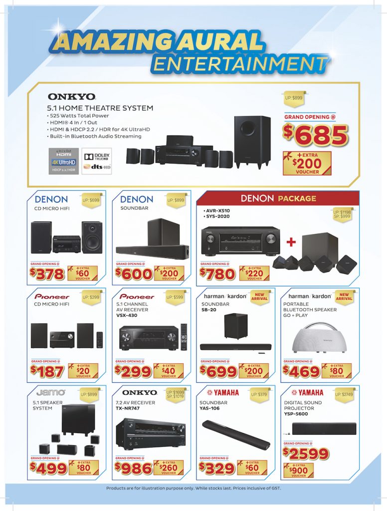 Audio House Singapore Extended Grand Opening Sale Up to 80% Off Promotion ends 28 Mar 2017 | Why Not Deals 8