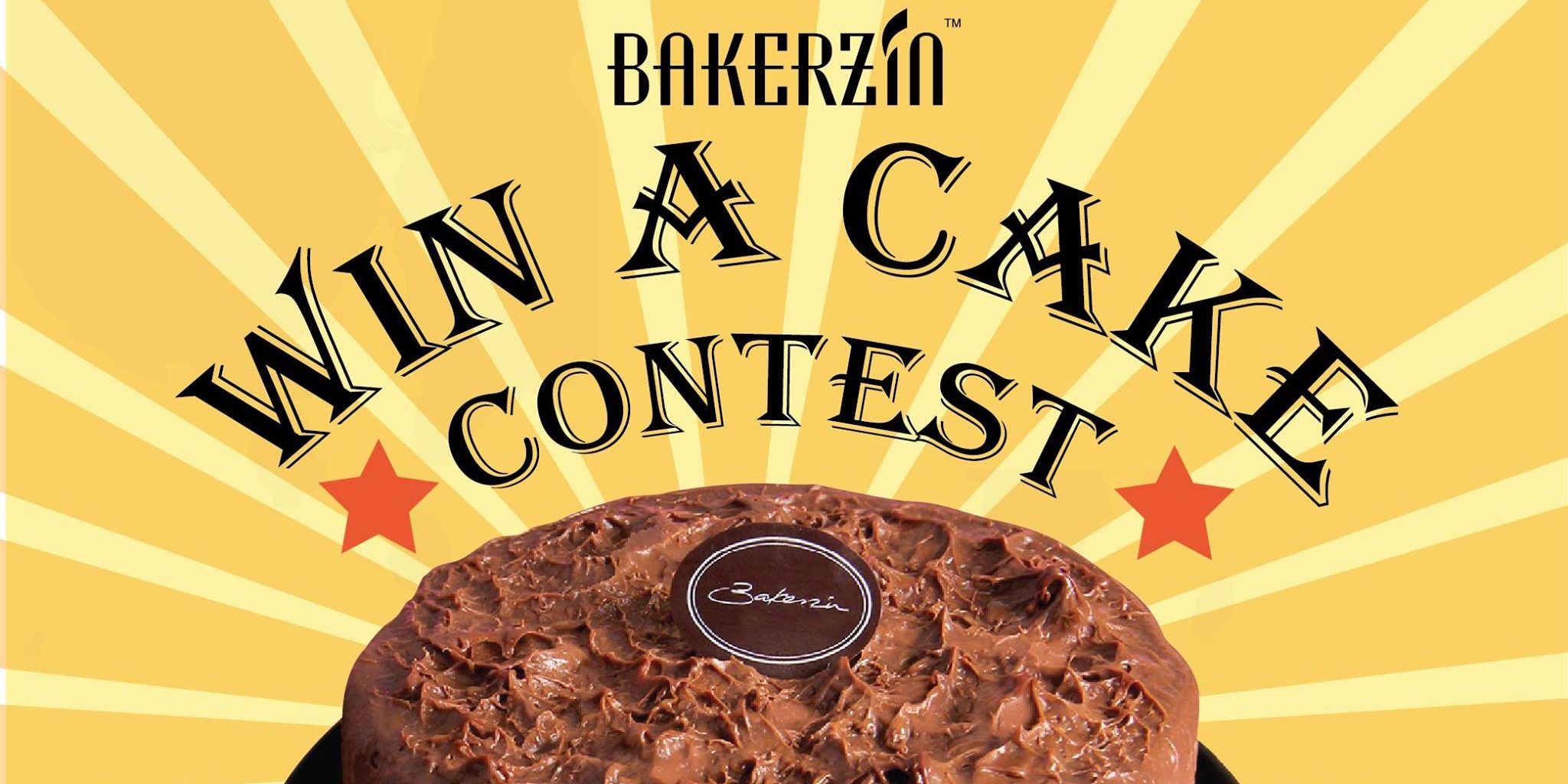 Bakerzin Singapore Win A Cake Facebook Contest ends 27 Feb 2017
