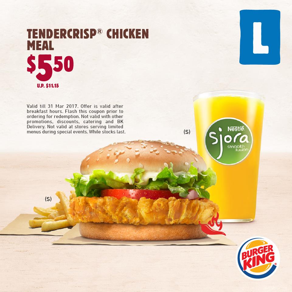 Burger King Singapore Coupons Are Back Promotion ends 31 Mar 2017 | Why Not Deals 9