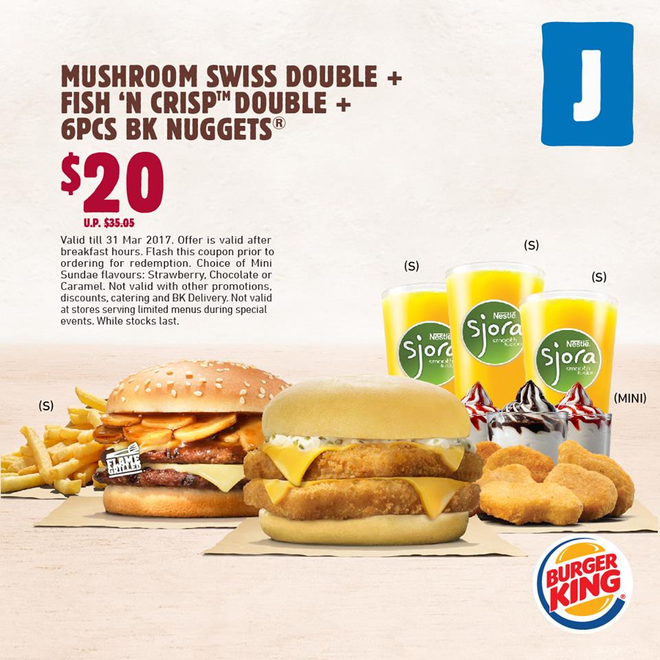 Burger King Singapore Coupons Are Back Promotion ends 31 Mar 2017 | Why Not Deals 11