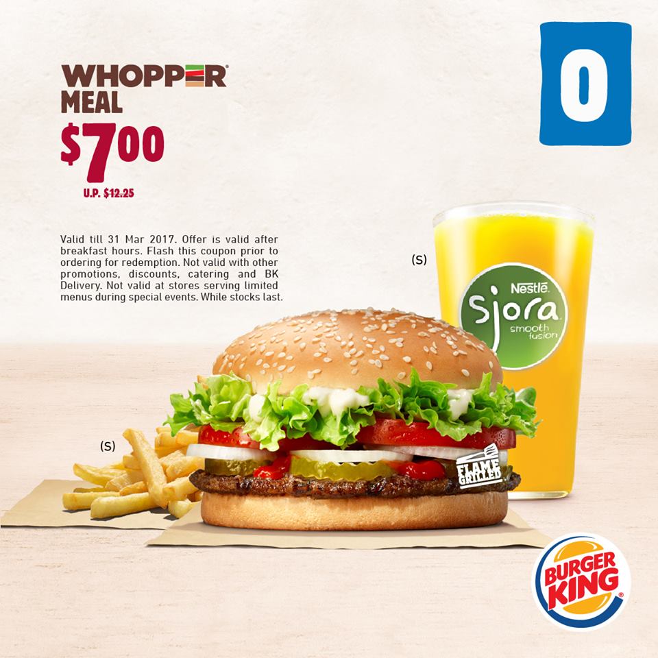 Burger King Singapore Coupons Are Back Promotion ends 31 Mar 2017 | Why Not Deals 14