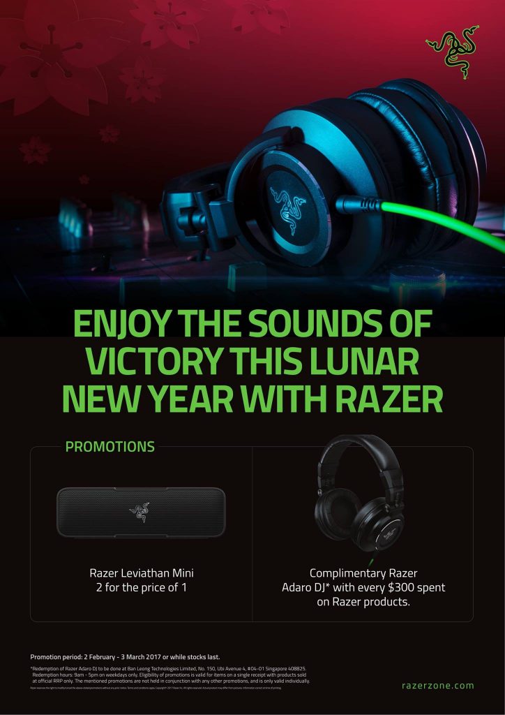 Challenger Singapore Razer Products Promotion ends 3 Mar 2017 | Why Not Deals
