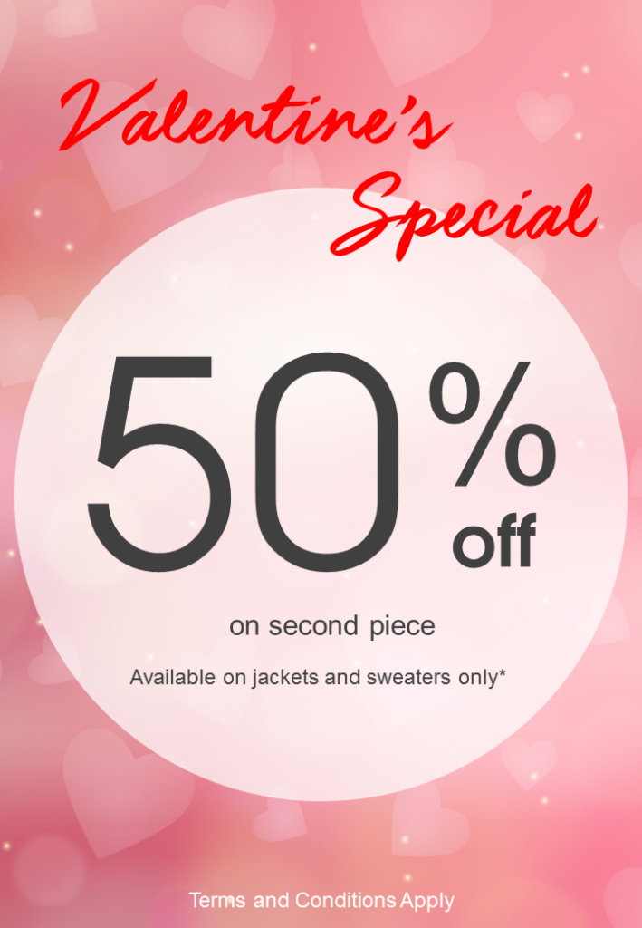 Coldwear Singapore Valentine's Day Special Buy 2 & Get 50% Off 2nd Piece Promotion | Why Not Deals