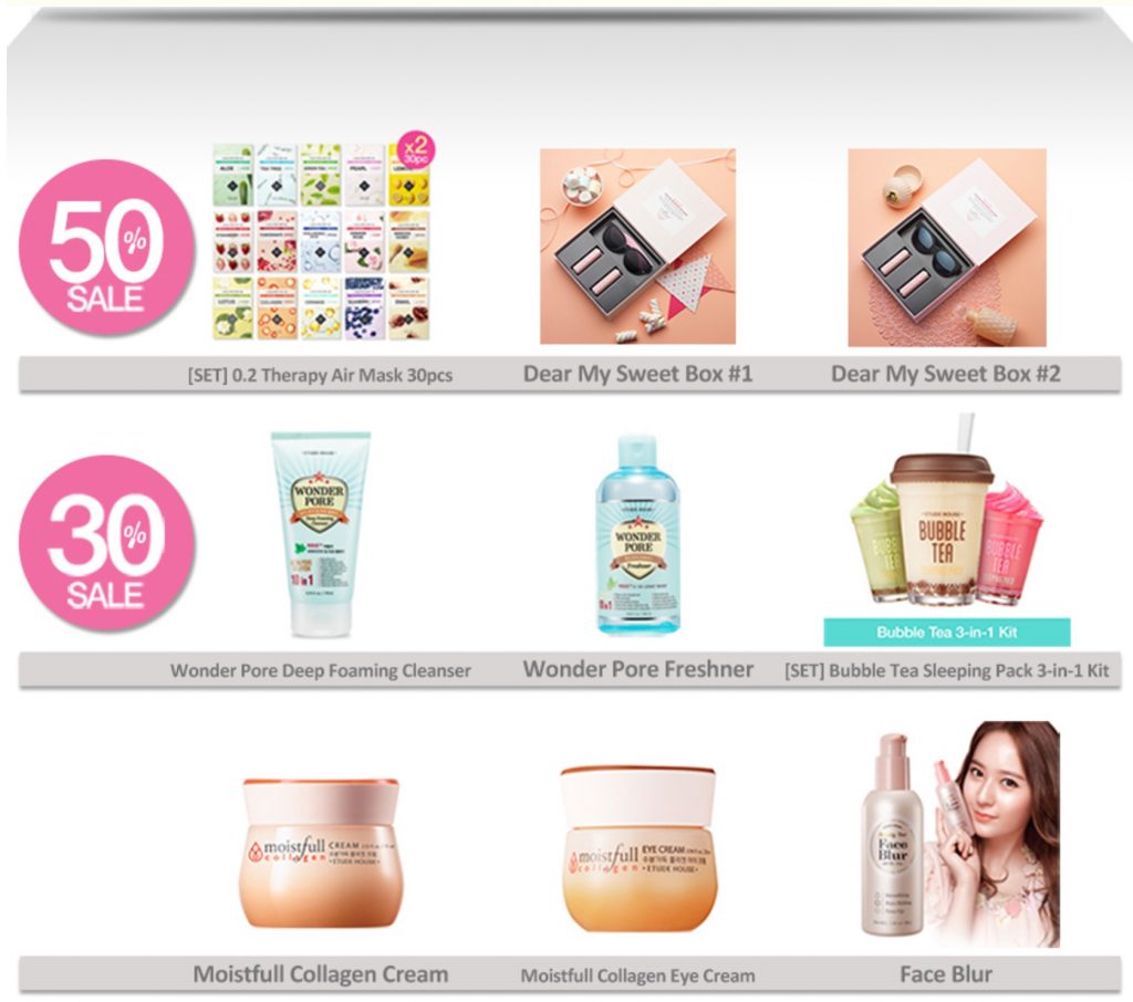 Etude House Singapore Pink Membership Day Up to 20%-50% Off Promotion 23-26 Feb 2017 | Why Not Deals 1