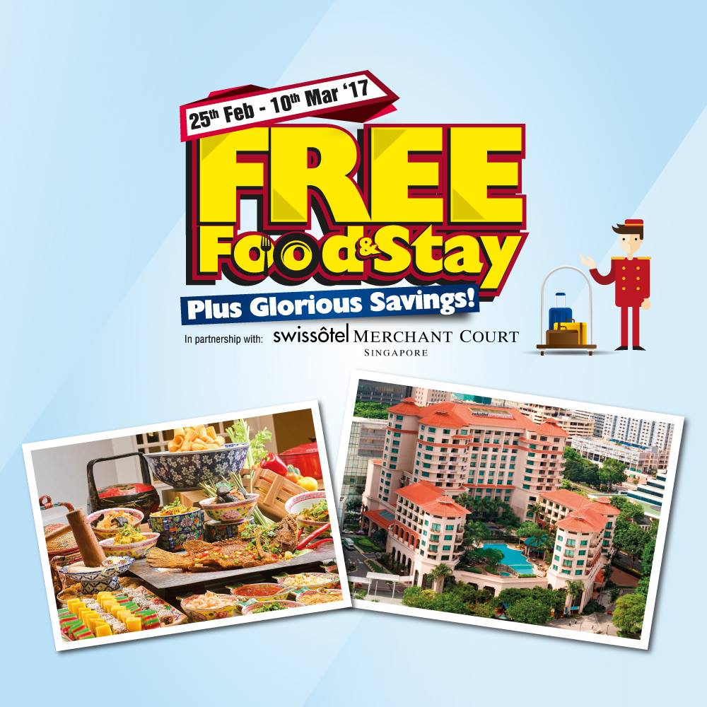 Harvey Norman Singapore FREE Food & Stay Plus Glorious Savings Promotion 25 Feb - 10 Mar 2017 | Why Not Deals