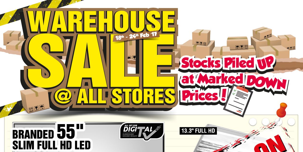 Harvey Norman Singapore Warehouse Sale @ All Stores Promotion 18-24 Feb 2017