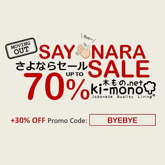 Ki-mono.net Singapore Moving Out Sayonara Sale Up to 70% Off Promotion ends Mid March | Why Not Deals 1