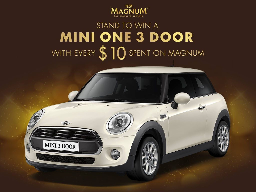 Magnum Singapore Stand to Win a Mini One 3 Door Contest 1 Feb - 31 Mar 2017 | Why Not Deals