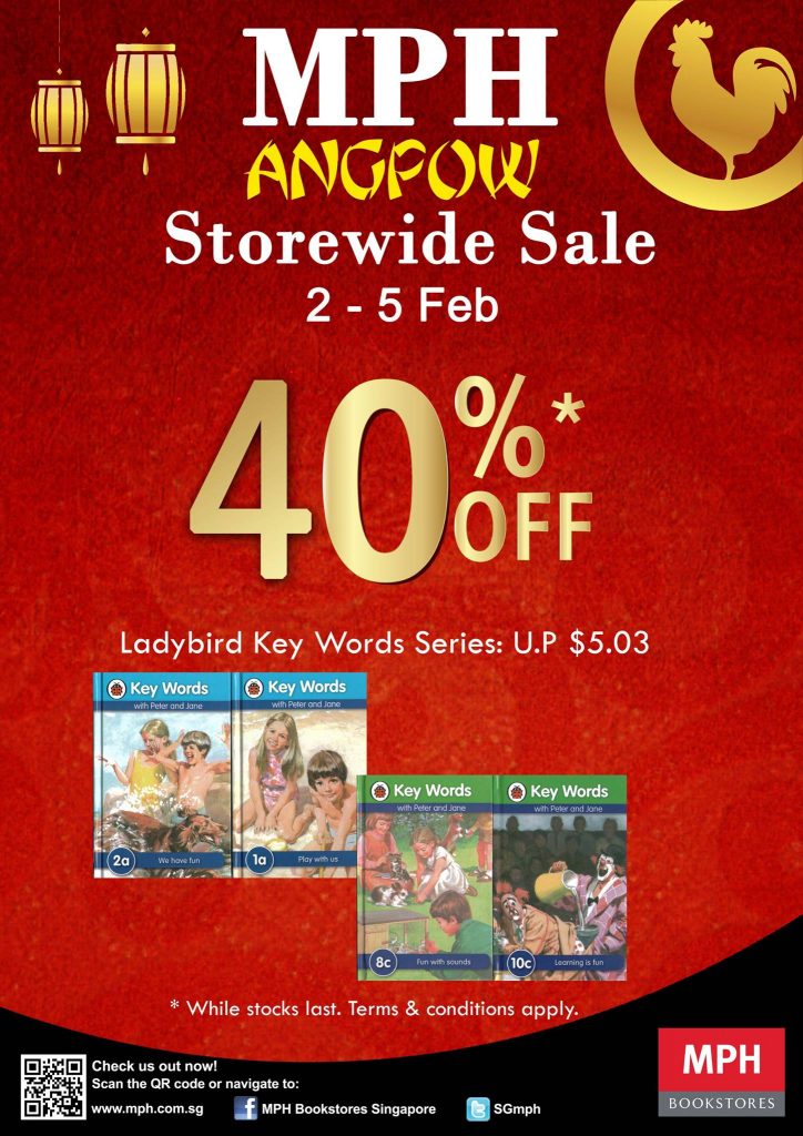 MPH Bookstores Singapore Chinese New Year ANGPOW Storewide Sale Promotion 2-5 Feb 2017 | Why Not Deals 3