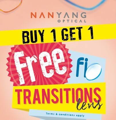 Nanyang Optical Singapore Buy 1 Get 1 FREE Transitions Lens Promotion ends Mid Feb 2017 | Why Not Deals