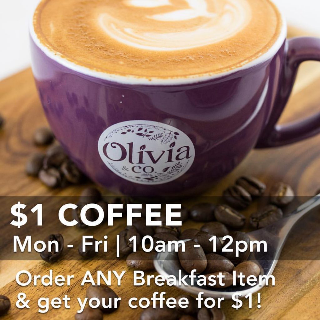 Olivia & Co. Singapore All New Breakfast Special $1 Coffee Promotion | Why Not Deals
